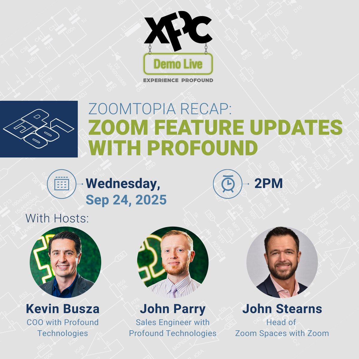 Join us for the very first Experience Profound Demo Live, our new virtual demo series streaming directly from the Profound Experience Center!
hubs.la/Q03GMX460