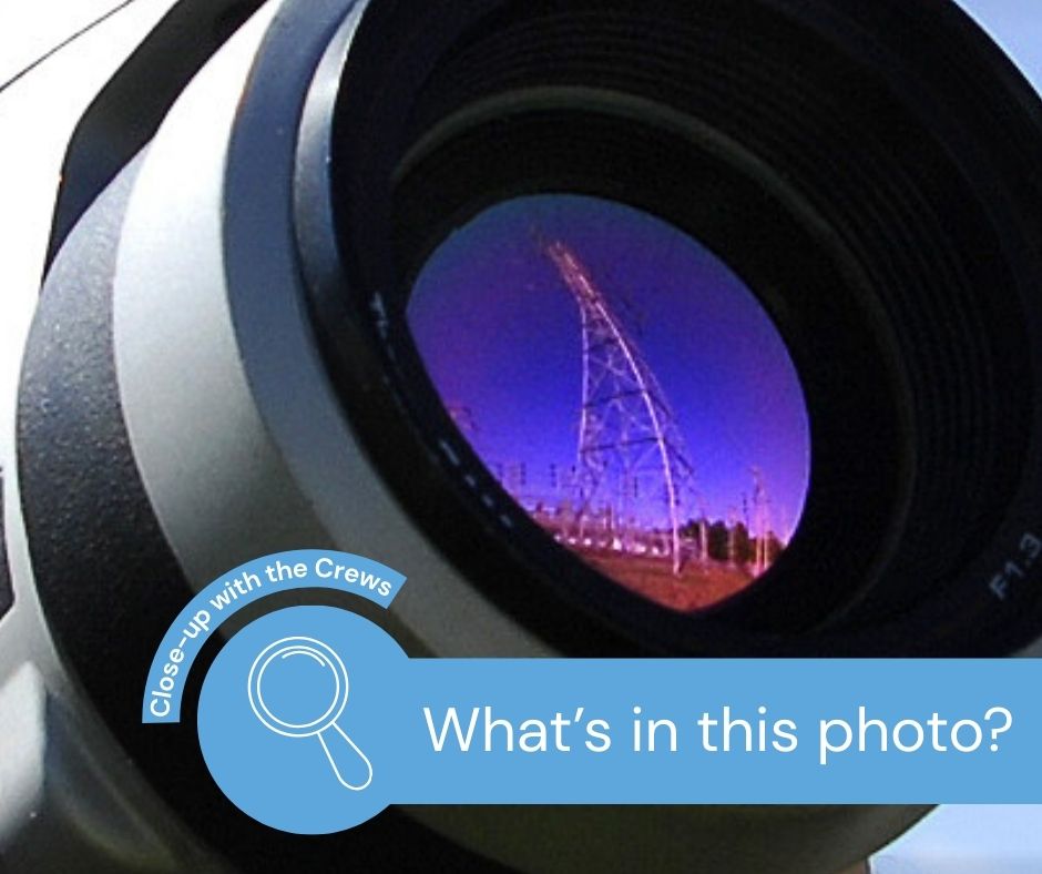 Take a guess at today's Close-up with the Crews image! If you think it's a type of camera...you're getting "warm." 😉📷