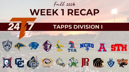 TAPPS 24/7 Football (@tapps247) on Twitter photo TAPPS Division I
📊 Week 1 Recap - Fall 2025 📊
⭐ Game of the Week
24 – All Saints Episcopal School-Fort Worth <a href="/PTFFootball/">All Saints' Football</a>
21 – Parish Episcopal School-Dallas <a href="/ParishSports/">Parish Athletics</a>
🔹 In a season-opening clash that lived up to the hype, Fort Worth All Saints edged Parish Episcopal TAPPS Division I
📊 Week 1 Recap - Fall 2025 📊
⭐ Game of the Week
24 – All Saints Episcopal School-Fort Worth <a href="/PTFFootball/">All Saints' Football</a>
21 – Parish Episcopal School-Dallas <a href="/ParishSports/">Parish Athletics</a>
🔹 In a season-opening clash that lived up to the hype, Fort Worth All Saints edged Parish Episcopal
