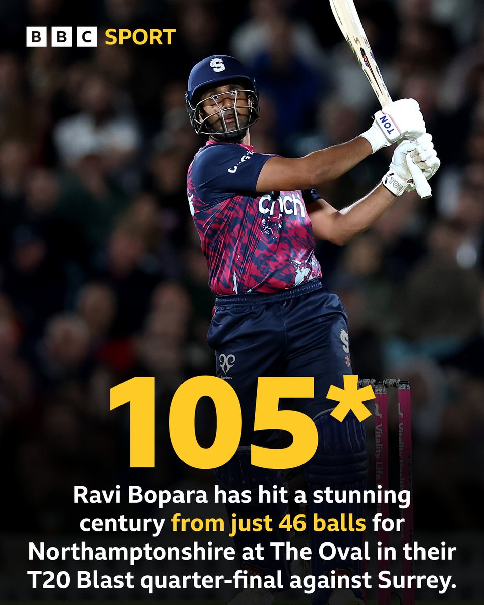 It's a 14 over game. 🤯

#BBCCricket #T20Blast