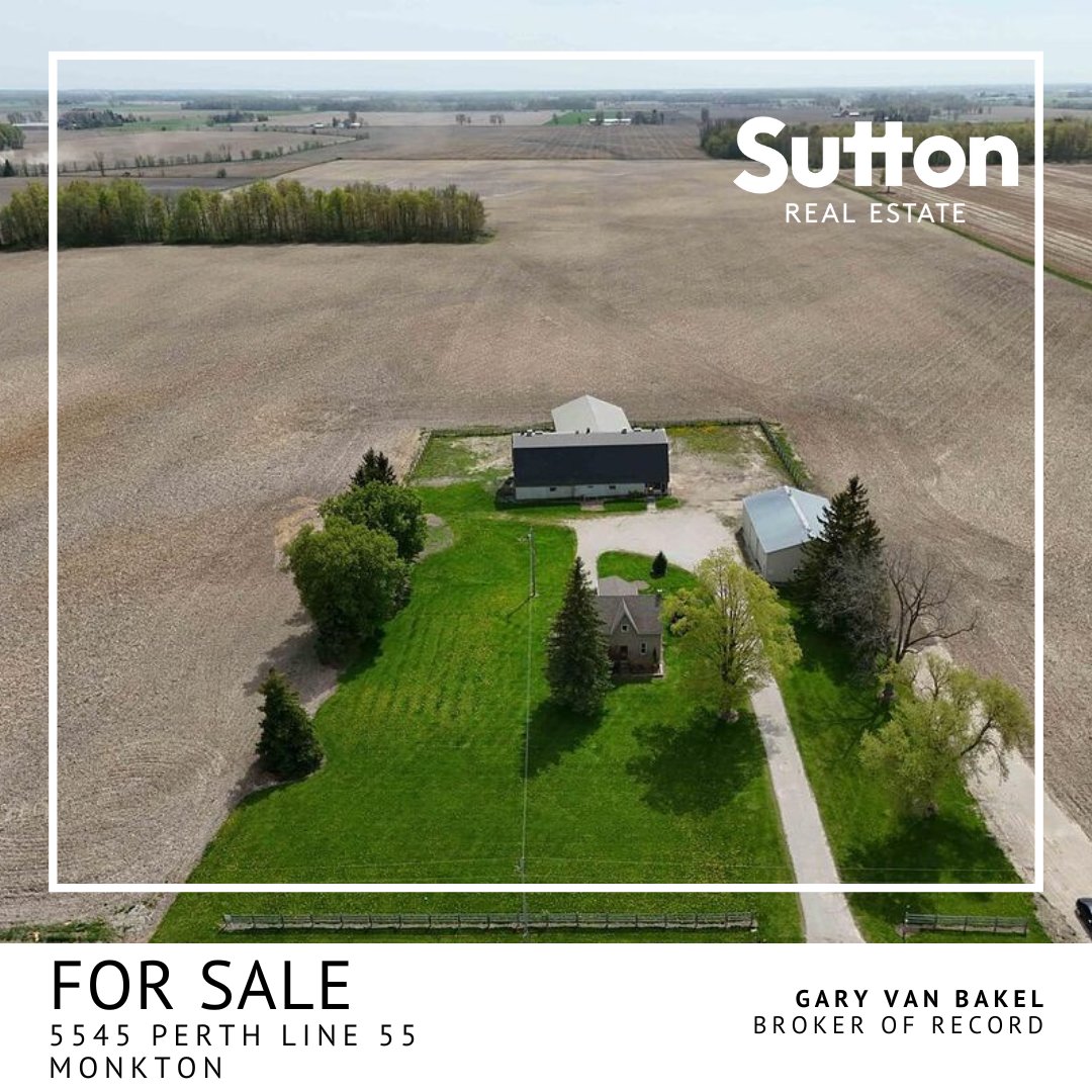 NEW LISTING! 

5545 Perth Line 55, Monkton
MLS # X12378548
$779,900.00