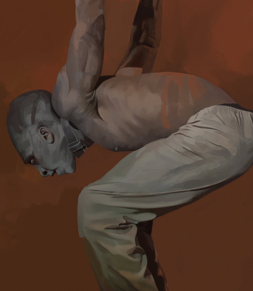 I’m working on an art book. This is one of the works I cut from the collection.