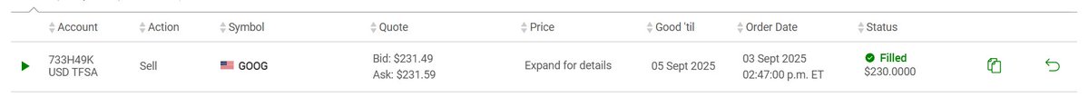 justkp's tweet image. Closed off the $GOOG trade, still have long term holds but a quick 40% gain #stocks #receipts