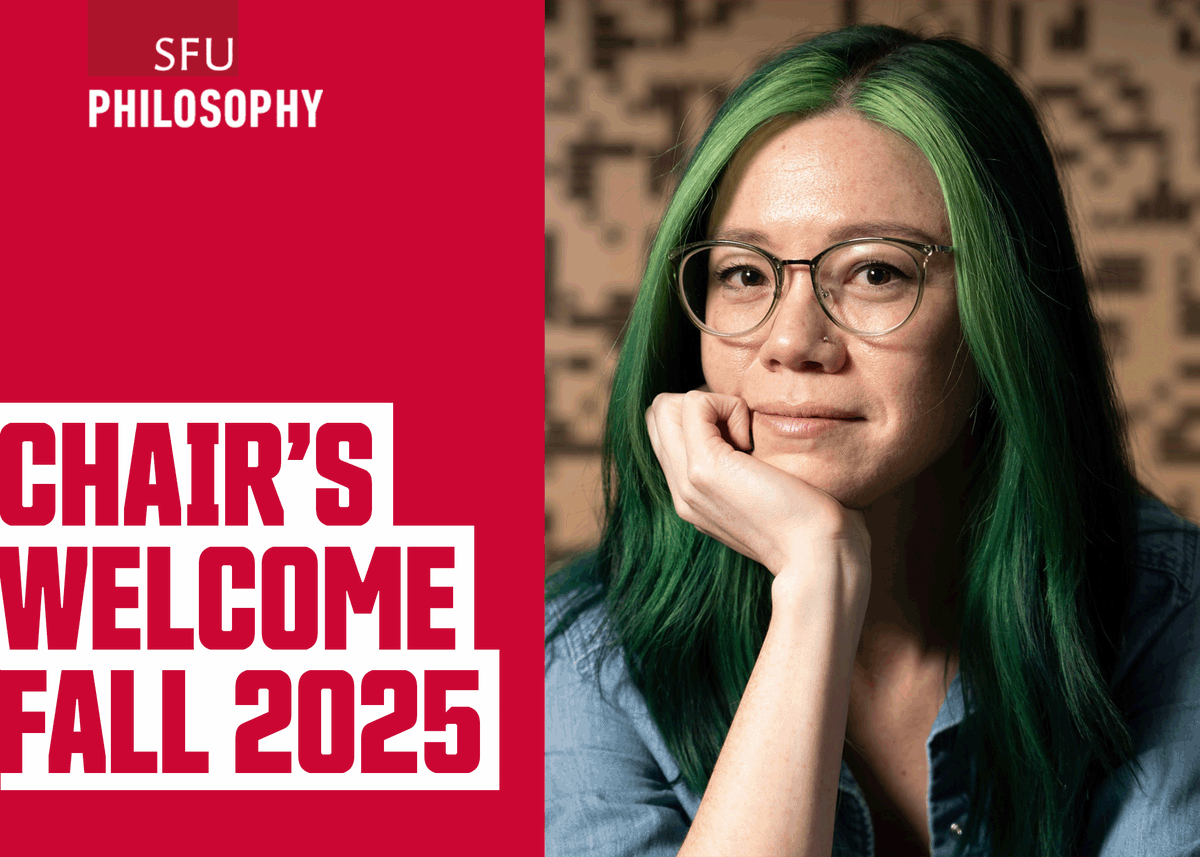 SFUphilosophy's tweet photo. New term, new students, new website, new Department Chair! Dr. Alex King welcomes you all to the Fall 2025 Term!

https://t.co/f6I8YyZ8w1 https://t.co/5jknXZuaUg