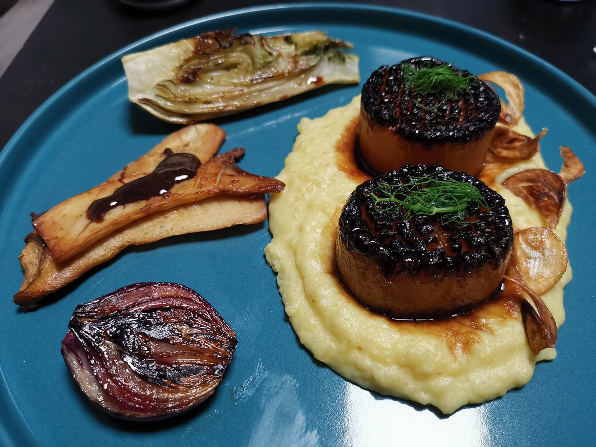 Heute mal etwas rumprobiert ganz ohne Fleisch.