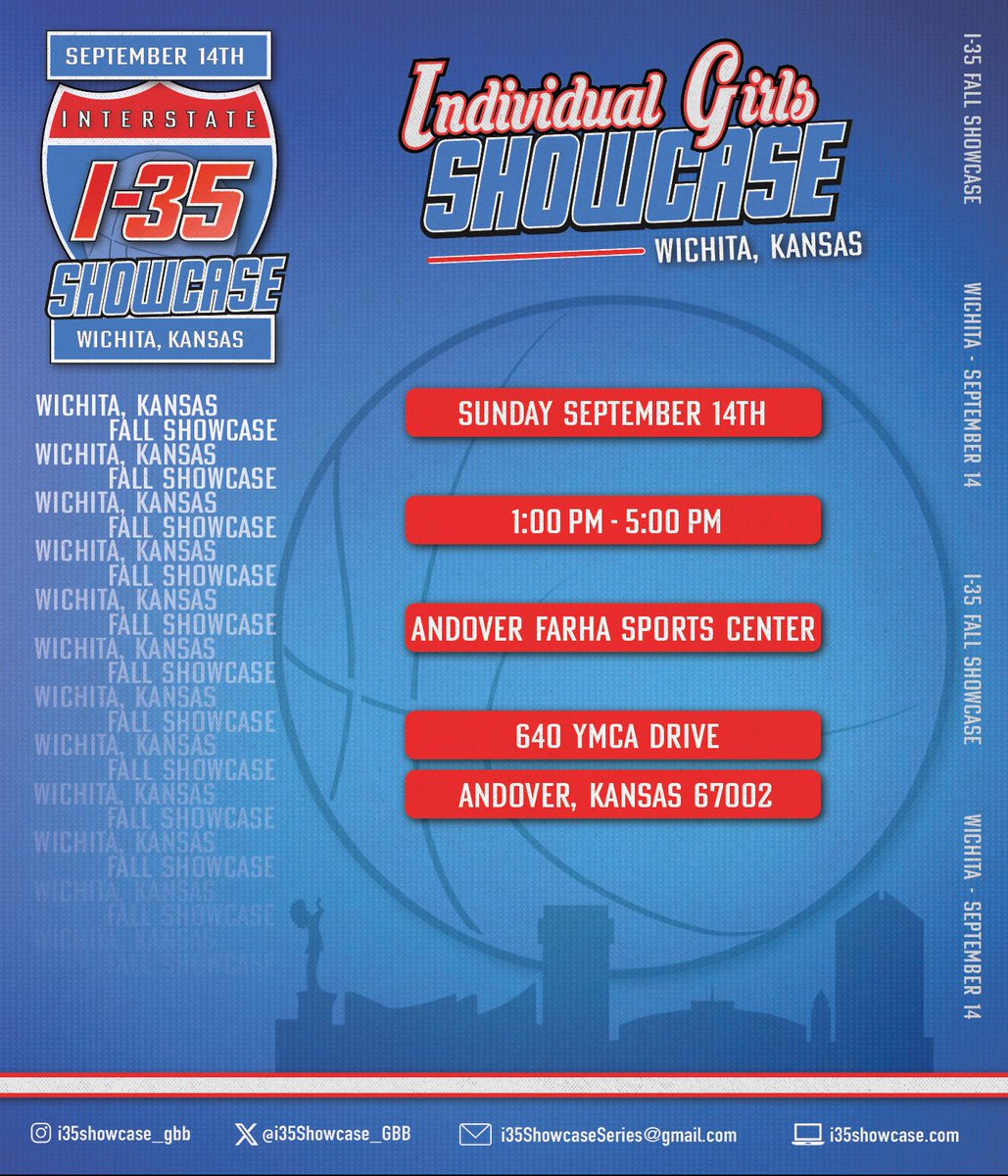 𝗥𝗘𝗚𝗜𝗦𝗧𝗘𝗥𝗘𝗗: Emmarie Barger

▪️2027 Wing
▪️<a href="/MokanGirls/">Mokan Girls Basketball</a> 16U EYCL
▪️Eisenhower High School (Goddard)
▪️Knockdown Shooter
▪️4.0 GPA
▪️Wichita Individual Showcase

𝗣𝗟𝗔𝗬𝗘𝗥 𝗥𝗘𝗚𝗜𝗦𝗧𝗥𝗔𝗧𝗜𝗢𝗡
i35showcase.com/fall-showcase.…

𝗖𝗢𝗟𝗟𝗘𝗚𝗘 𝗥𝗘𝗚𝗜𝗦𝗧𝗥𝗔𝗧𝗜𝗢𝗡