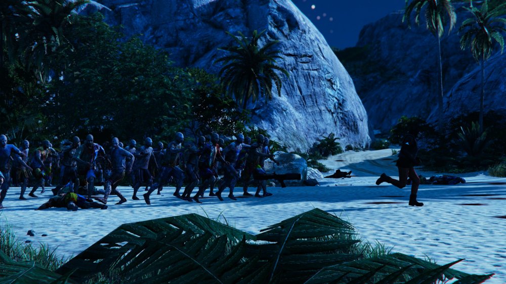 Starting tomorrow in #GTAOnline, the Cayo Perico zombie threats continue - with an additional one: bonuses on Assault on Cayo Perico! Plus, bonuses on Payphone Hits, Hotring Races, a new Community Race Series, and more!

📸: <a href="/MaddenedGhost/">Maddened Ghost</a>

More info: gtaforums.com/topic/1003380-…