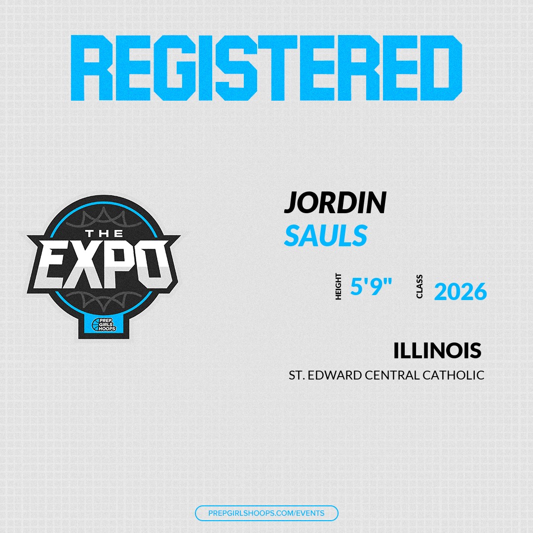 Welcome Class of 2026 Jordin Sauls (<a href="/JordinSauls08/">Jordin Sauls</a>) of St. Edward Central Catholic HS to the <a href="/PGHIndiana/">Prep Girls Hoops Indiana</a> Showcase @ The Farmers Bank Fieldhouse. 

🔥🏀 #PGHFreshmanShowcaseIN 🏀🔥

Register NOW! 👇  
events.prepgirlshoops.com/e/1649/registe…
