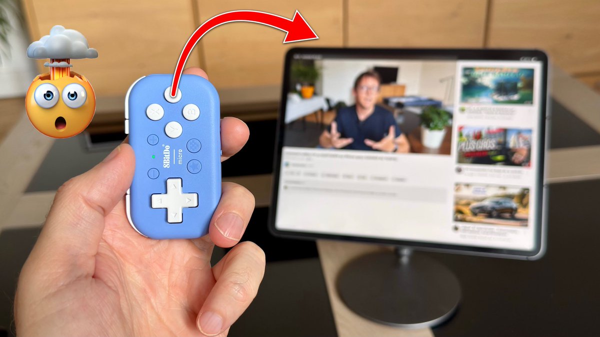 🔥 Nouvelle vidéo 🔥

Une TÉLÉCOMMANDE pour votre iPad (+ MacBook et iPhone) !

Elle pilote les applications sur mon iPad 💡

▶️ youtu.be/oKwif8ElMdY