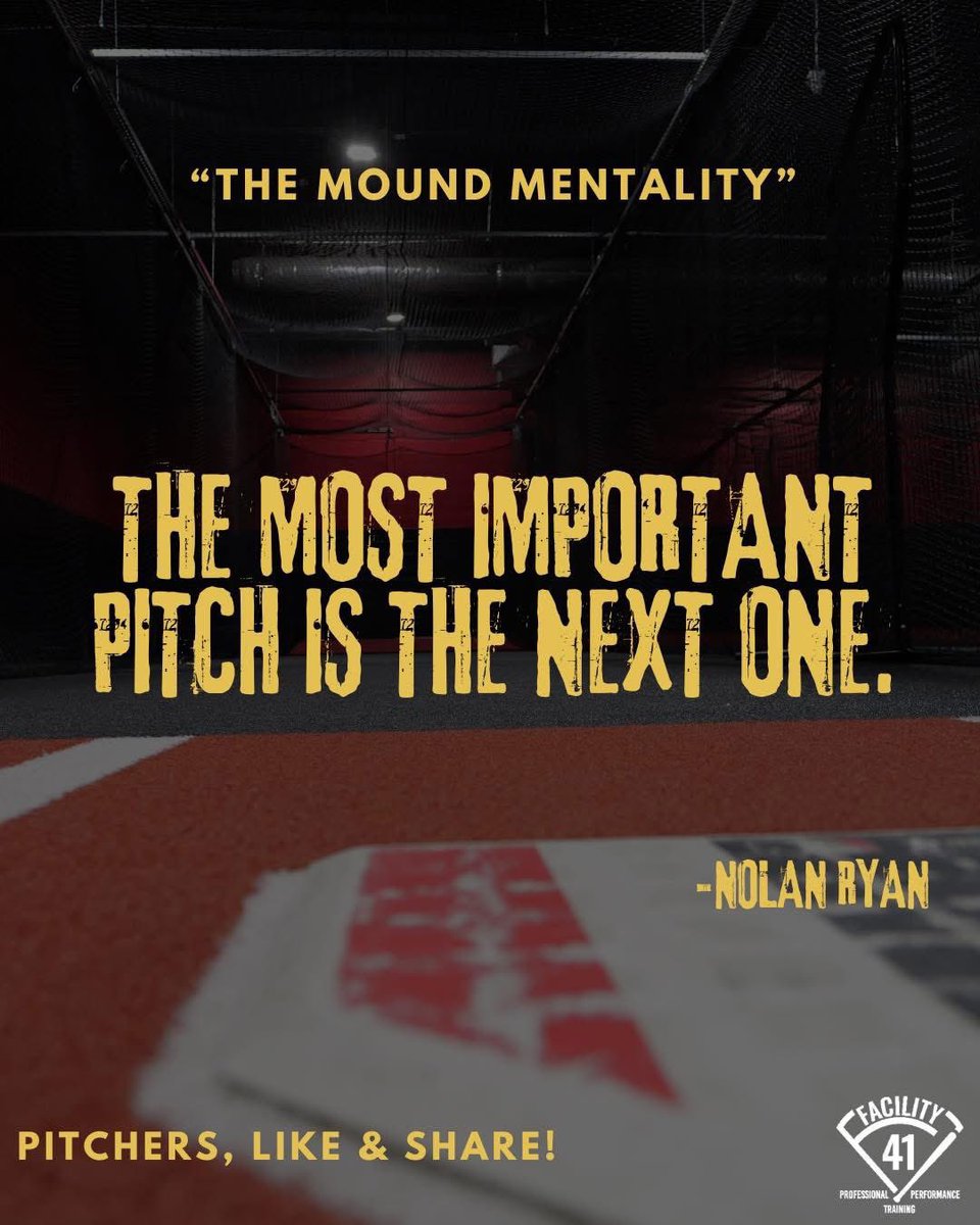 Mound Mentality starts here. 🧢⚾
Pitching isn’t just about velocity—it’s about discipline, confidence, and intent. At Facility 41, every bullpen, every rep, and every session has a purpose.

Want to sharpen your game? Book your pitching lessons now at 👉  facility41.com