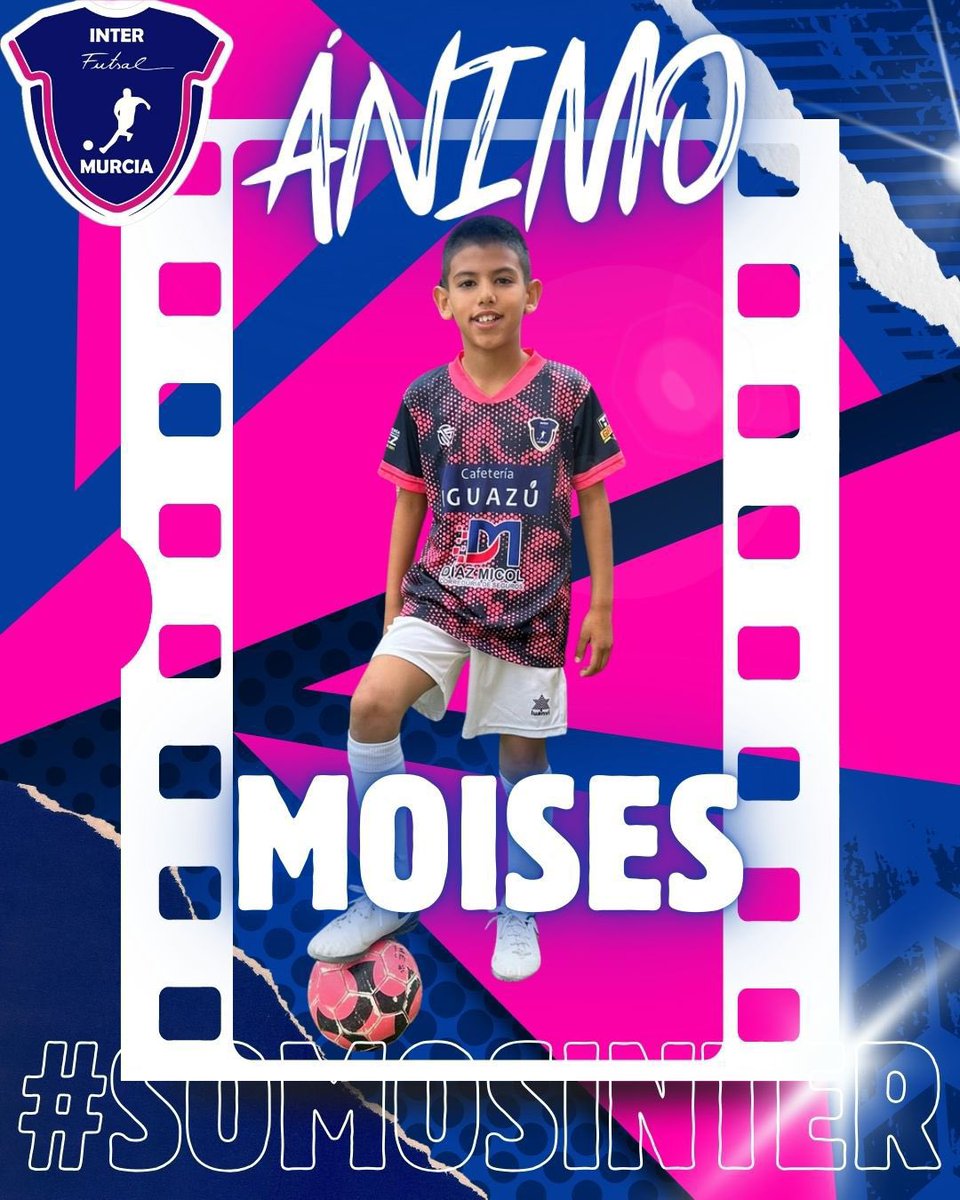 Desde el Inter Murcia le mandamos un mensaje de ánimo a Moises, jugador de nuestro alevín.

🔜⚽️Te deseamos una pronta recuperación, pronto estarás disfrutando de tu nuevo equipo con tus amigos del Inter. 

#SomosInter