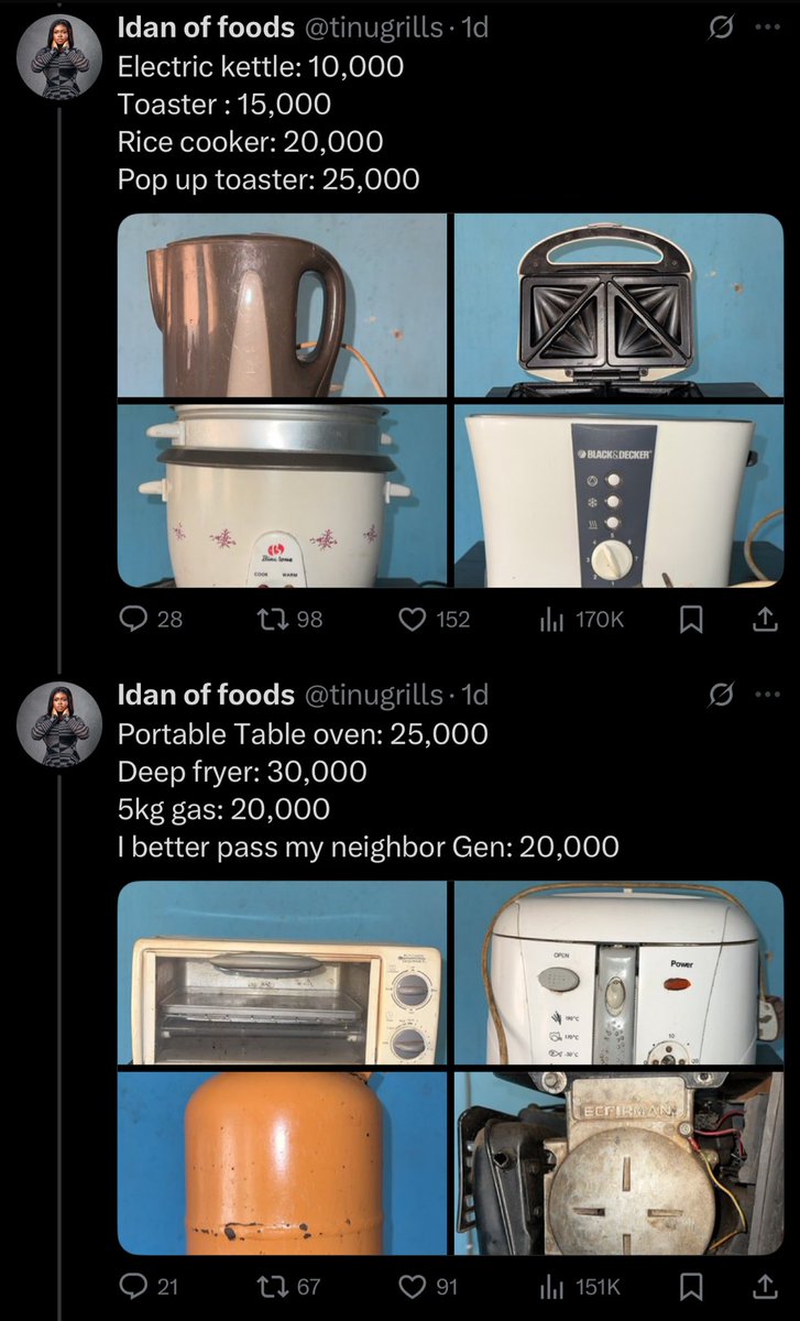 Tinugrills decided to post the items she’s putting up for sale and the comment section was really really weird and crazy 🤣