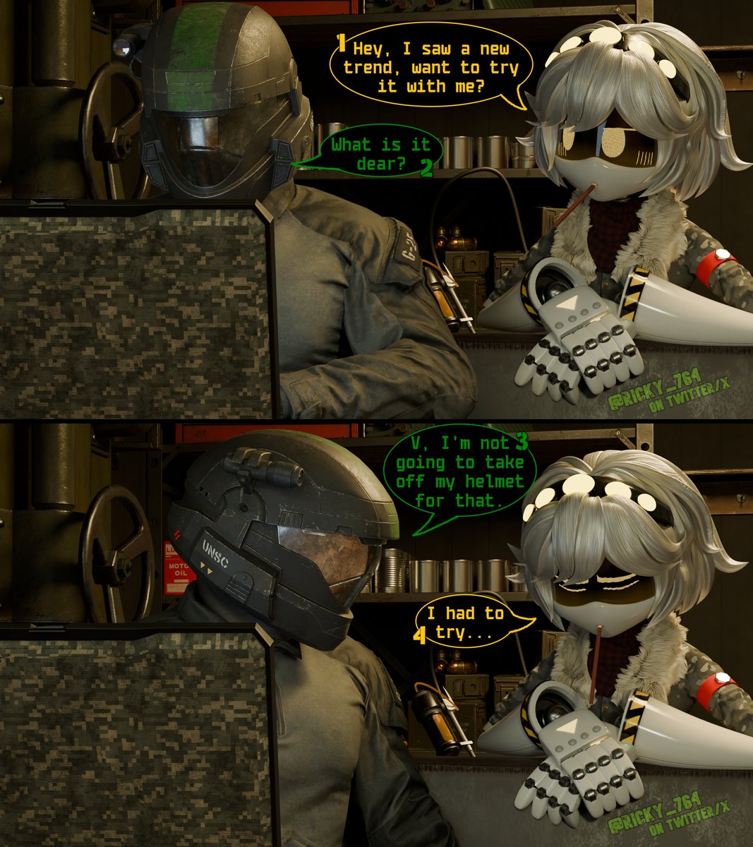 "No, I'm not going to do that."

I don't remember who it was, but this was a request they asked me about 2-3 months ago.

#MurderDrones #mdtwt #ProjectLightsOut #SerialDesignationV #SDV