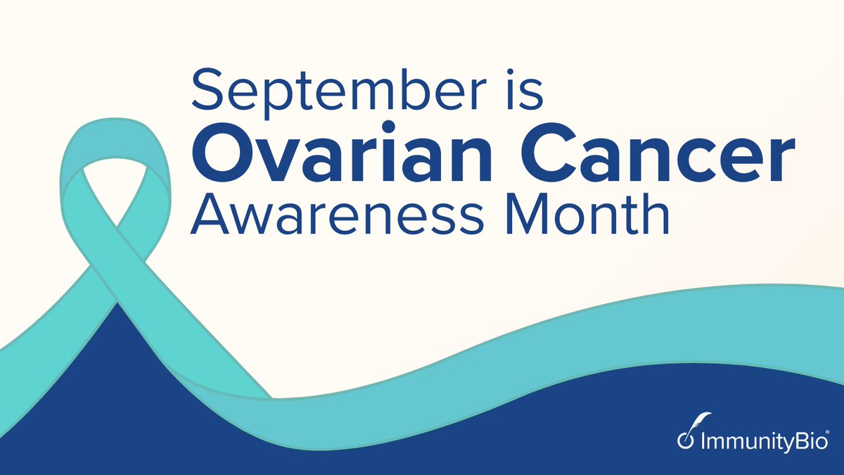 ImmunityBio's tweet image. September marks Ovarian Cancer Awareness Month; a time to highlight the importance of early detection and ongoing research in the fight against this disease. Our team is always striving to push the boundaries of what is possible in ovarian cancer treatment.

This month, and every…