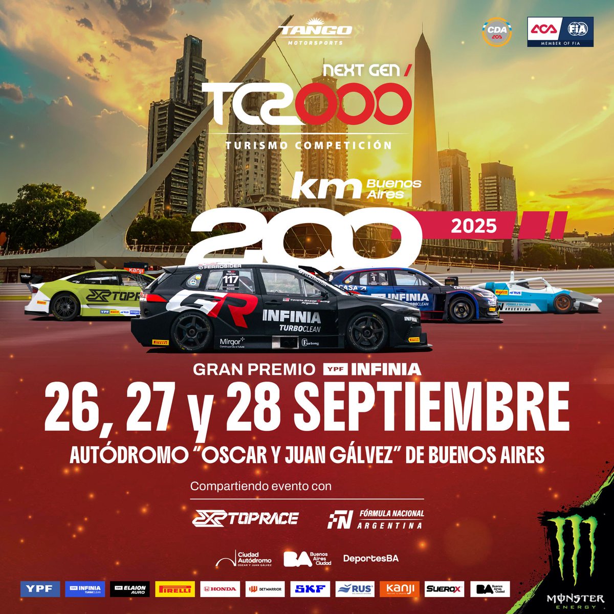 ℙ𝕚𝕝𝕠𝕥𝕠 TANGO (@pilotox1) on Twitter photo El Obelisco, el Cabildo, la 9 de Julio, el Puente de la Mujer, y los 200 km.
Se viene el evento del año para el automovilismo nacional.
<a href="/SuperTC2000/">TC2000</a>
<a href="/TopRaceOk/">Top Race</a>
<a href="/F20Oficial/">Fórmula Nacional</a>
<a href="/AutodromoBA/">AutodromoBA Oficial</a> El Obelisco, el Cabildo, la 9 de Julio, el Puente de la Mujer, y los 200 km.
Se viene el evento del año para el automovilismo nacional.
<a href="/SuperTC2000/">TC2000</a>
<a href="/TopRaceOk/">Top Race</a>
<a href="/F20Oficial/">Fórmula Nacional</a>
<a href="/AutodromoBA/">AutodromoBA Oficial</a>