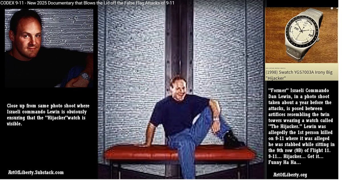 Codex 9-11 - New 2025 Documentary Blows the Lid off the False Flag Attacks of 9-11 Video+Summary Article: open.substack.com/pub/artofliber…