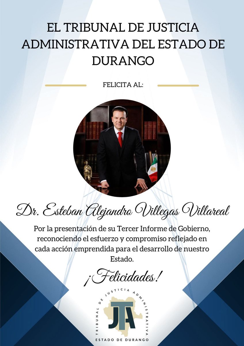 ¡Enhorabuena!
Esteban Villegas
