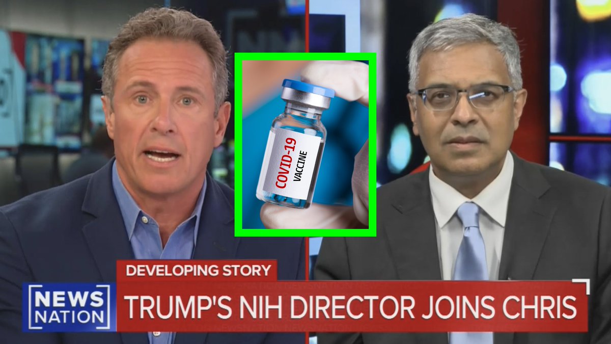 BACKFIRE.

Chris Cuomo tried to corner Jay Bhattacharya on the COVID vax and Operation Warp Speed.

Instead, the NIH Director flipped the script—EXPOSING the real scandal:

Public health lied, CENSORED the truth, and shattered trust forever.

And when Cuomo called COVID vaccine