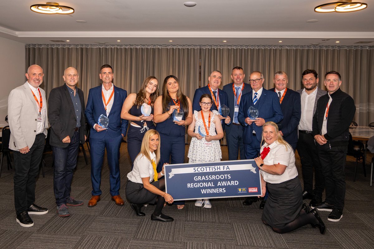 Huge congratulations to all our incredible award winners!  Your commitment to grassroots football is exceptional! 

Big shoutout to McDonald’s <a href="/FunFootballUK/">McDonald’s Fun Football</a> for your continued support! 

Thank you <a href="/AyrUnitedFC/">Ayr United</a> for hosting us at the incredible new North stand Hospitality Suite🏆
