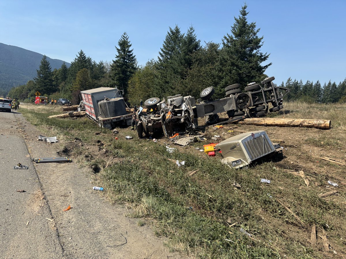 This is WB 90 at MP 32. A two semi serious injury collision. Two right lanes of WB 90 closed along with the ramp from 32 to WB.  Extended ETA for clearing the scene.