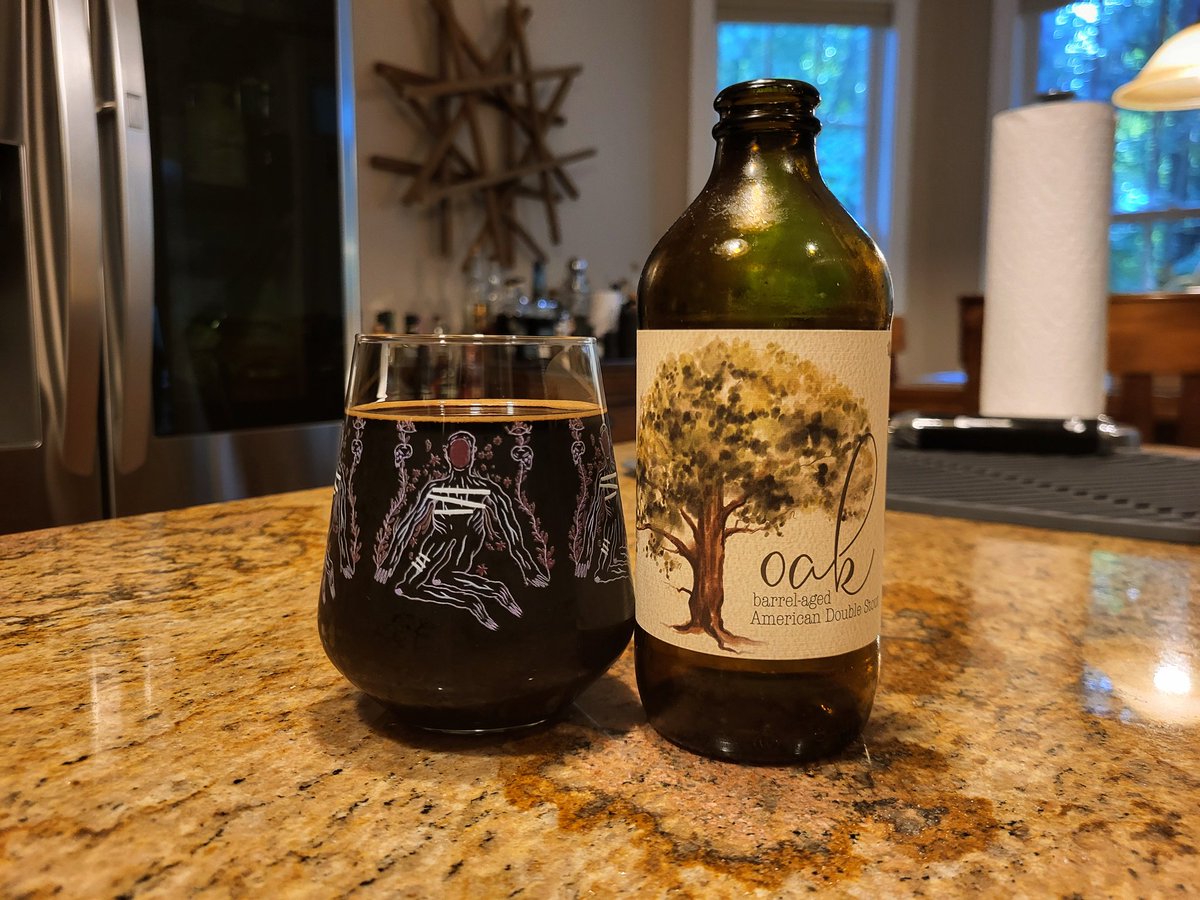 scottvillers's tweet image. Had to get some more of these #drinkcheck #mnbeer @HumbleForager x @FairStateCoop collab / "Oak" Barrel-aged Imperial Stout