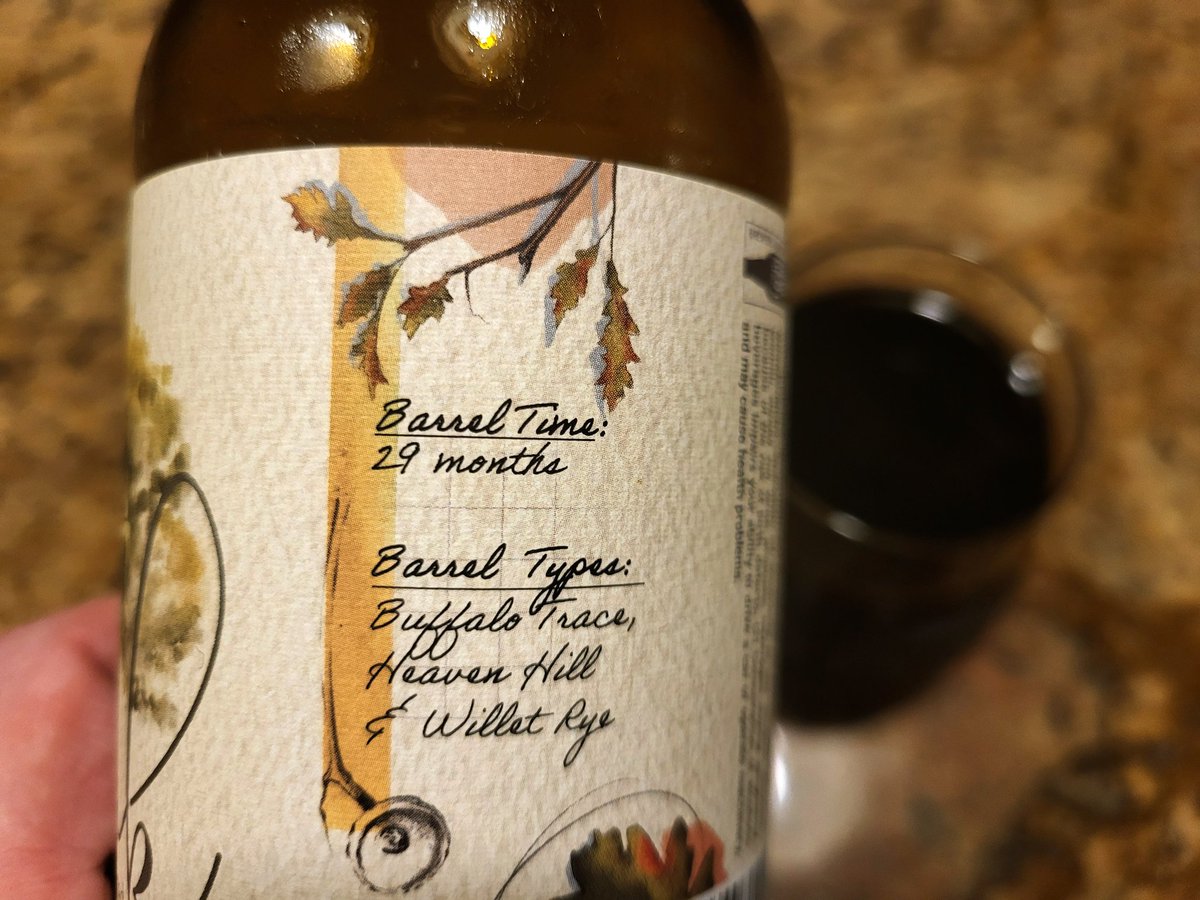 scottvillers's tweet image. Had to get some more of these #drinkcheck #mnbeer @HumbleForager x @FairStateCoop collab / "Oak" Barrel-aged Imperial Stout