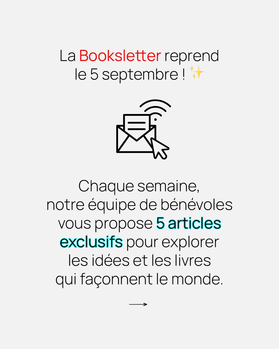 Booksmag's tweet photo. 📣 𝙰𝙿𝙿𝙴𝙻 𝙰𝚄𝚇 𝙳𝙾𝙽𝚂 
Votre soutien est essentiel pour permettre à la Booksletter de continuer à paraître. Faites un don à l’association Les Amis de Books via notre page HelloAsso 👉https://t.co/oeLt2CEefT https://t.co/dnSMGq5D9a