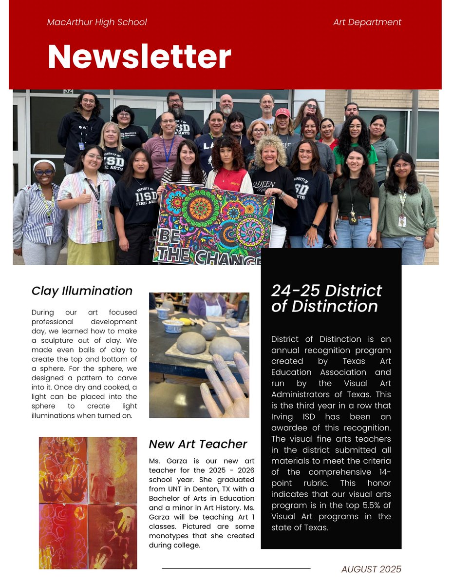 August Newsletter