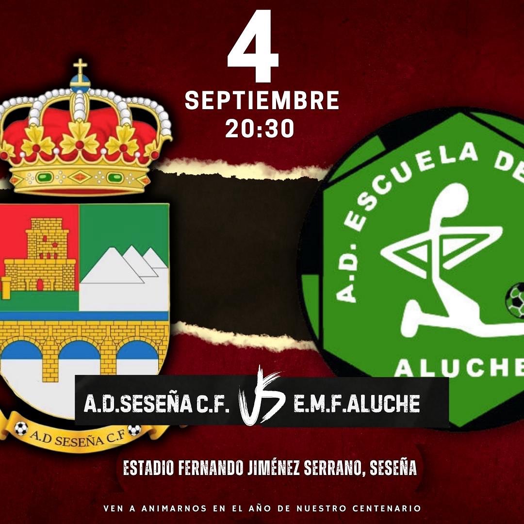 📢 ENTRENAMIENTO CONJUNTO 🔴🟡

El AD Seseña CF continúa su preparación del #CienAños 💯 junto al E.M.F. Aluche.

📍 Estadio Fernando Jiménez Serrano
🗓️ Jueves 04/09 ⏰ 20:30h

¡Os esperamos! 🙌
#ADSeseñaCF #RojoYAmarillo #EntrenamientoConjunto