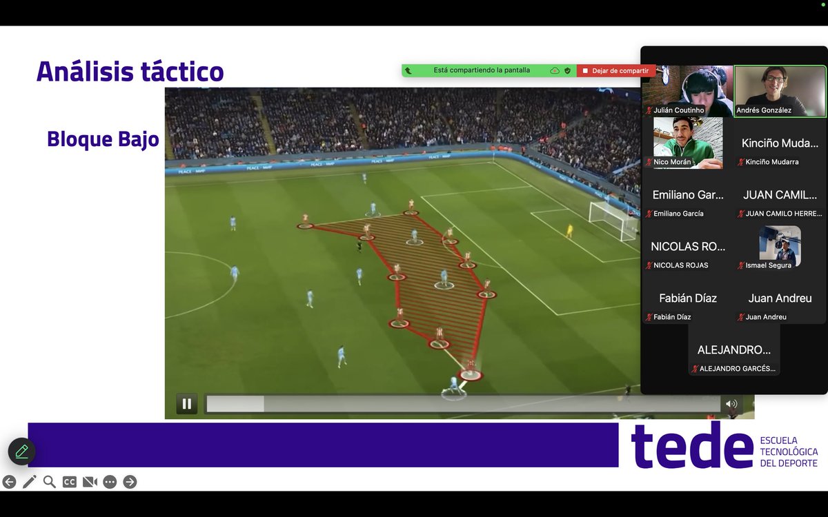 ©️💻⚽ Análisis Táctico en el Programa de Especialización de Scouting Deportivo – TEDE