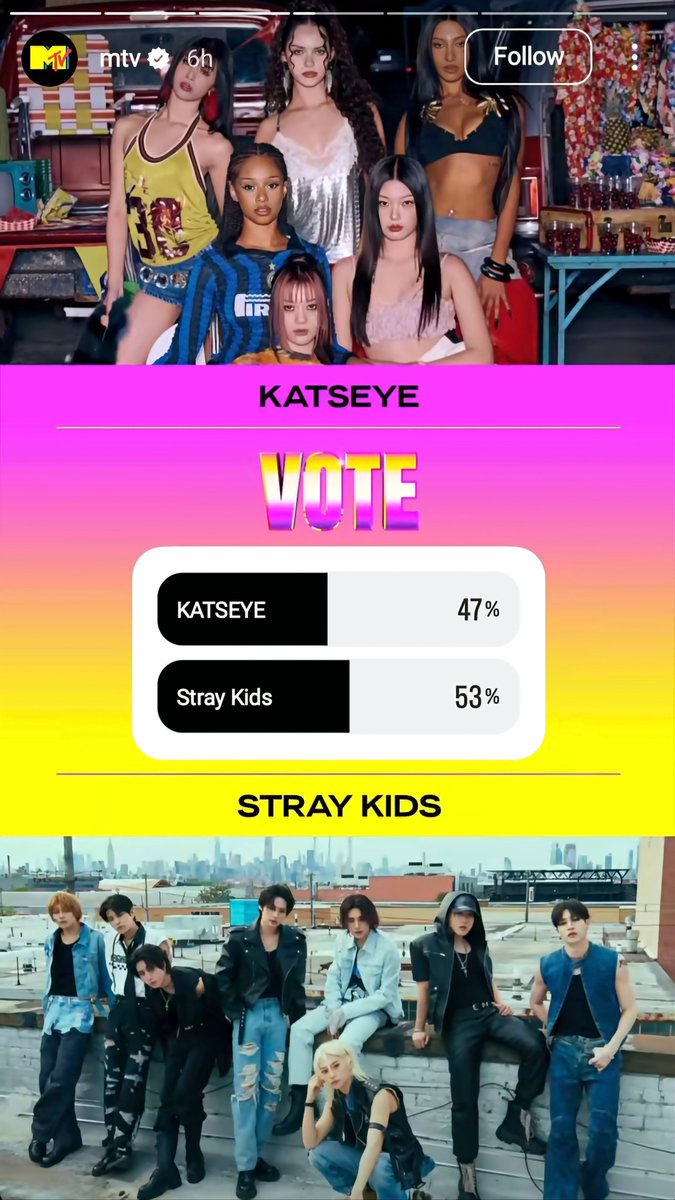 STAYS PLEASE VOTE STRAY KIDS FOR VMAs BEST GROUP ON INSTAGRAM

🔗instagram.com/stories/mtv/37…