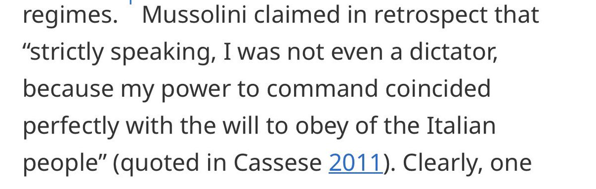 This is an amazing quote by Mussolini lmfao