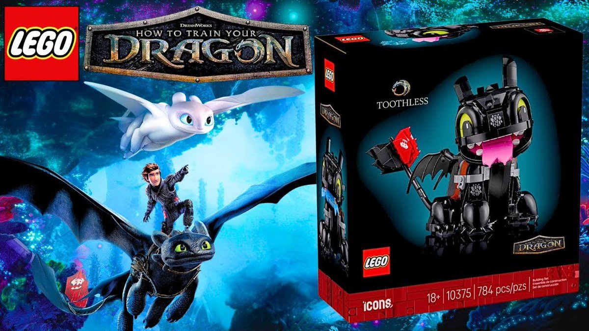 LEGO 10375 HOW TO TRAIN YOUR DRAGON TOOTHLESS
youtu.be/hIK7cG5LjCM