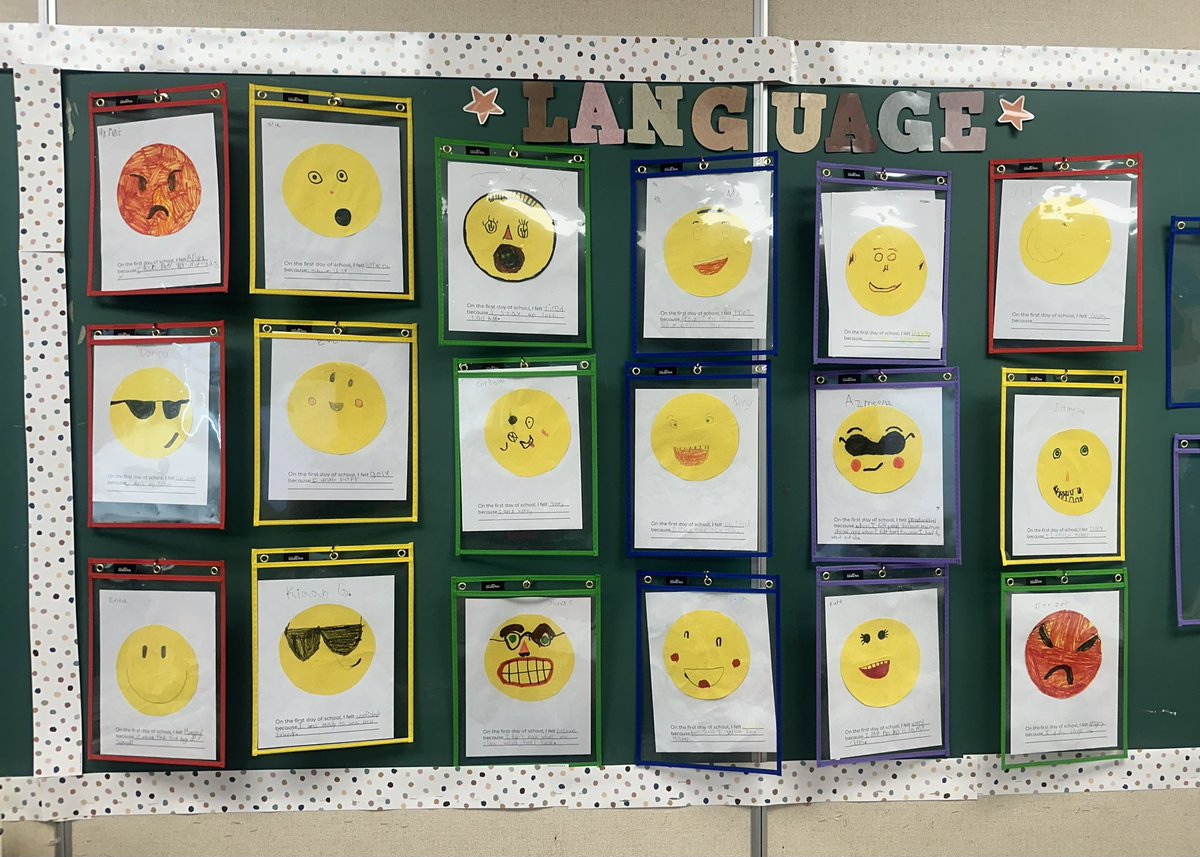 MrsCiampaClass's tweet photo. We shook away our first day jitters and talked about our first day feelings and emotions. #ocsbFirstDay @StEmilyOCSB https://t.co/OmhF4QArWd