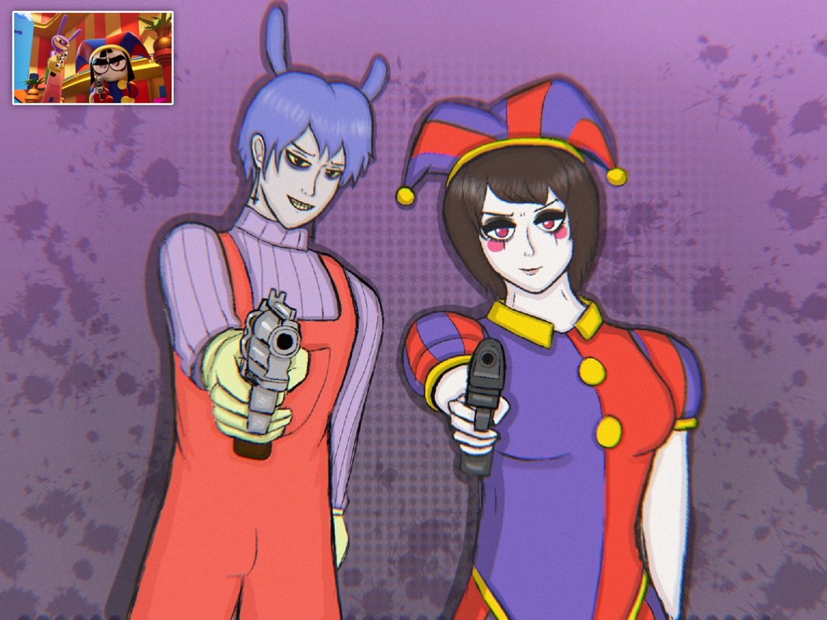 Another digital circus fanart :>