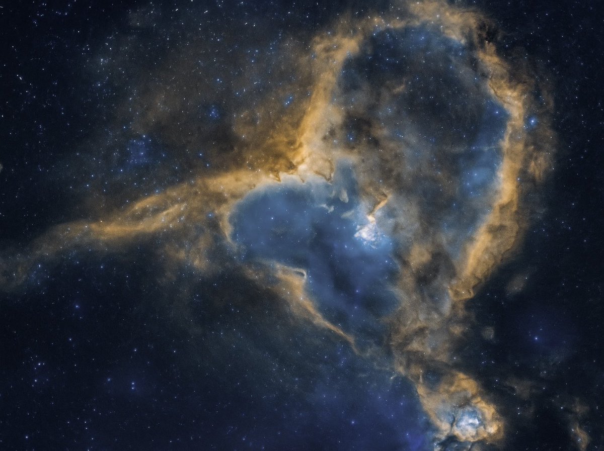 #IC1805 #Sh2_190 #HeartNebula #RunningDogNebula #Cassiopeia