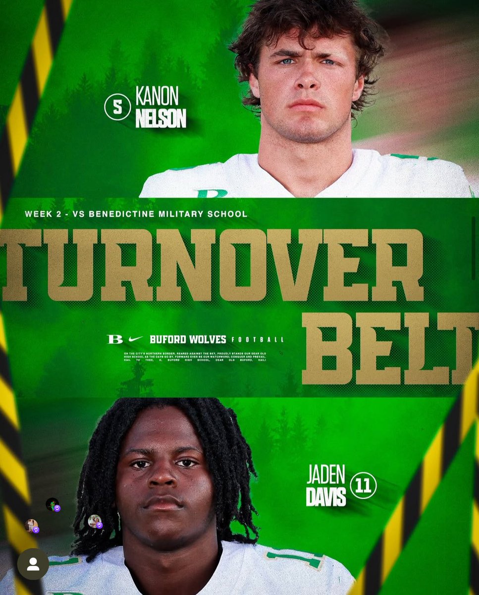 1st game back! Check out this highlight! hudl.com/v/2SUwae  
  
<a href="/Coach_Davis22/">Coach Davis</a> <a href="/CoachApp35/">Bryant Appling</a> <a href="/DwayneDuBose4/">Dwayne DuBose</a> <a href="/buford_football/">Buford Football</a> <a href="/BufordGAPrspcts/">Buford Prospects</a> <a href="/RecruitGeorgia/">Recruit Georgia</a> 
<a href="/itgnext_georgia/">ITG Next - Georgia</a> <a href="/itgnext/">ITG Next</a>