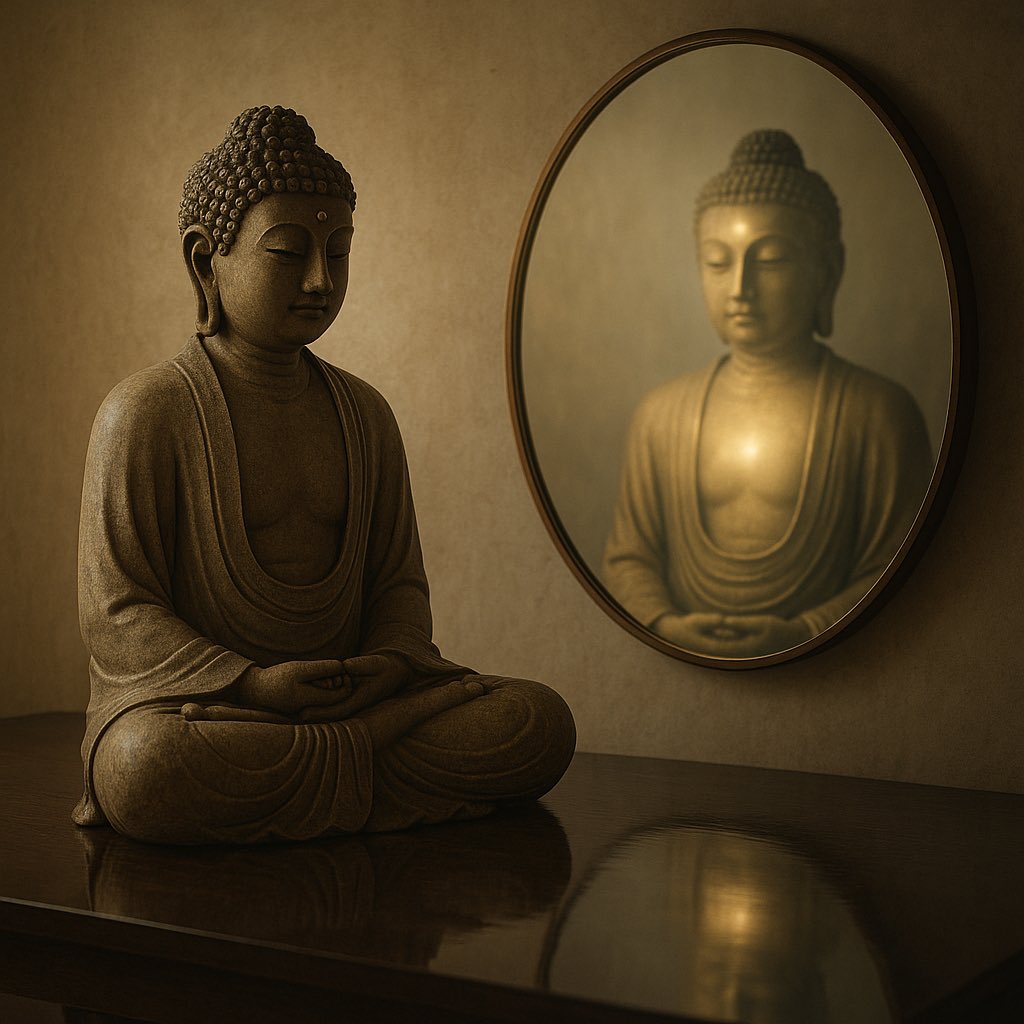 🌈他人を責めず、自分の心を見つめる🌈

私たちは日々の暮らしの中で、つい他人の言葉や行いに目を向け、善し悪しを判断してしまいます。

しかし仏教では、他者を責めるよりもまず自分の心を内観することが大切だと説かれています。

内観とは、自分の心のあり方を静かに見つめ直すこと。