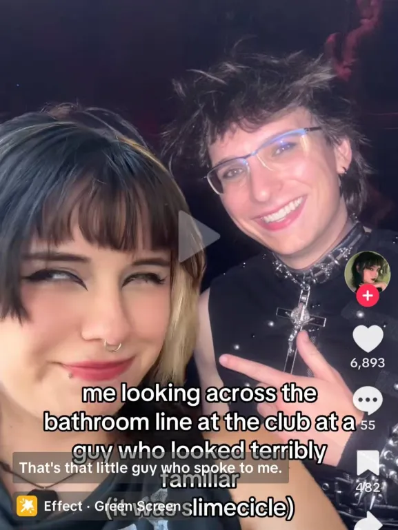 dalgshroom's tweet photo. hard confirmation that slimecicle and jinxultraviolet are dating by the way https://t.co/nRWbcUf2mc