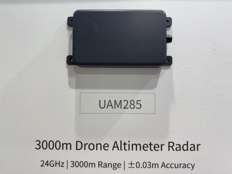 NanoRadarTech's tweet image. Overseas Debut: Nanoradar launches new UAM285 drone radar (3000m detection, ±0.03m accuracy). Its drone radars (50-500Hz, 30m-3000+m) serve logistics, etc. 30+ exports, 100k+ sold, validated. #3000mDroneRadar #PreciseRangingRadar #BustlingExhibition #SADEX2025