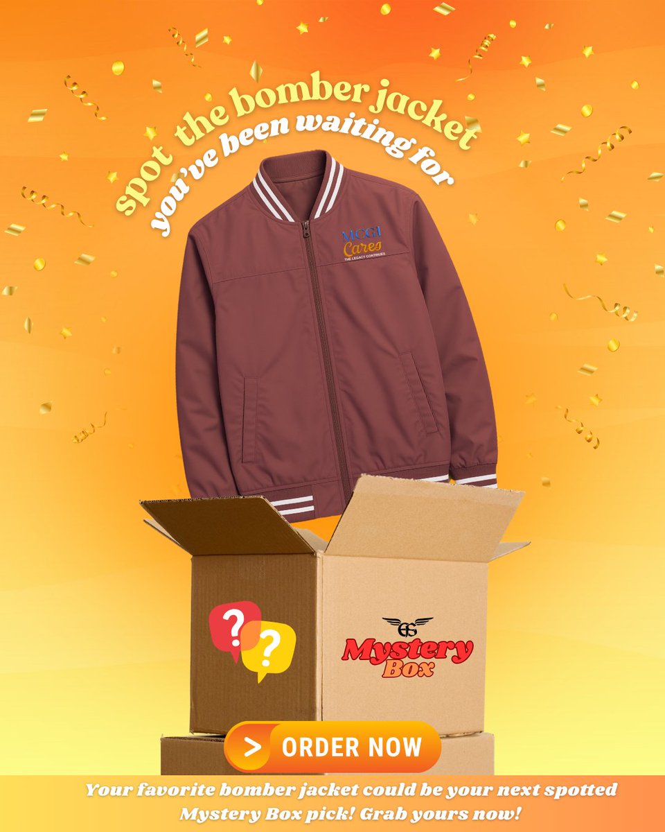 For only P1000, this bomber jacket could be yours!🎁 Grab your mystery box now and you might just score it! 🥳🛒📦🥳
#EFSApparel #mysterybox