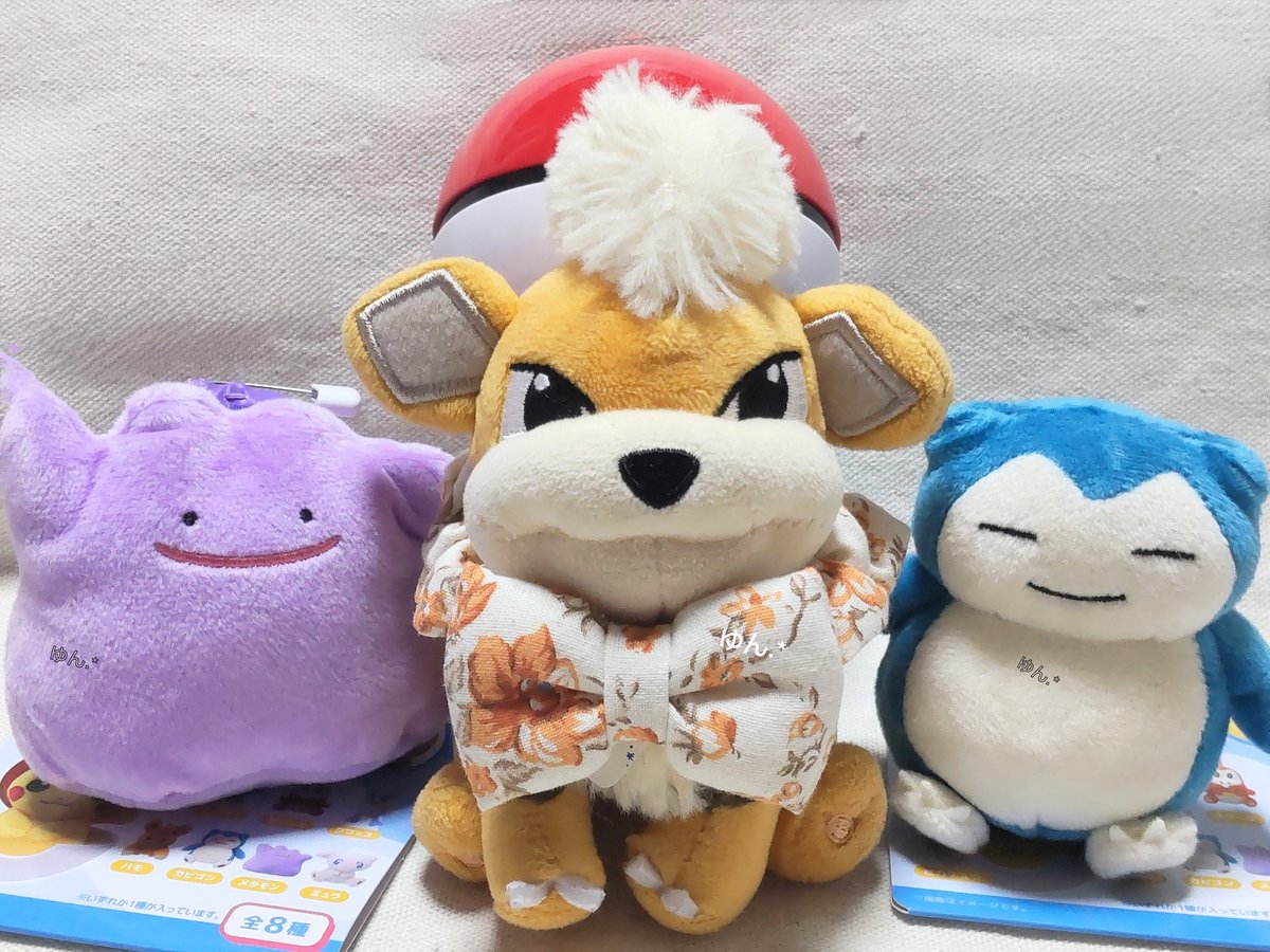ポケセン行ったときに買ったランダムのぬいぐるみバッチの結果！
カビゴンとメタモンが出ました🥰
カビゴンパパにそっくりすぎ🤣✨
#ポケセン
#ぬい撮り