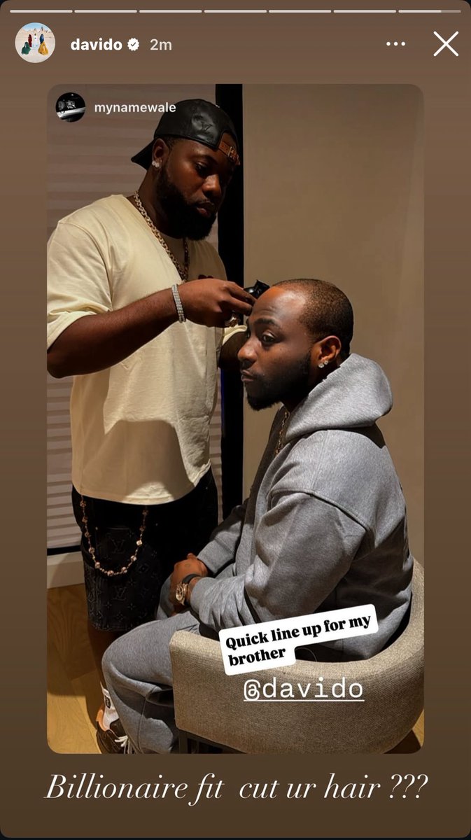 Wetin Davido dey cook via ig? 😂💇🏿‍♂️