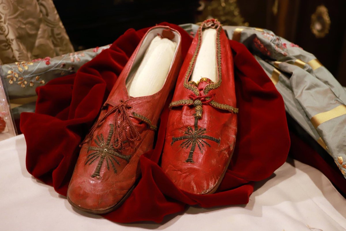 The red slippers of Pope St. Pius X
