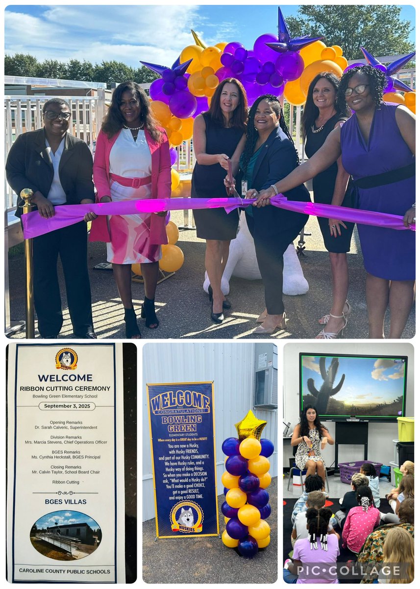 What a powerful display of determination and collaboration. It was a great day for the BGES learning cottage ribbon cutting! #Growing