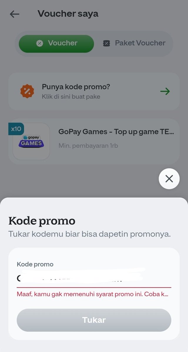Yg make gopay ada yg prnah alamin hal yg sama egk