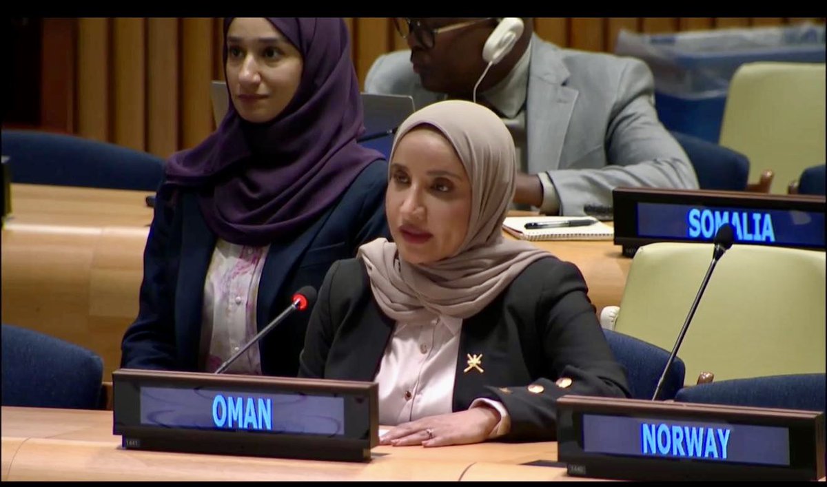 #سلطنة_عُمان جددت في المنتدى رفيع المستوى حول ثقافة السلام التزامها بنشر قيم التسامح، معتبرة الشباب ركيزة المستقبل، ومؤكدة عبر رؤيتها 2040 على الاستثمار في قدراتهم وإيصال رسالة صداقة ووئام من عُمان إلى العالم