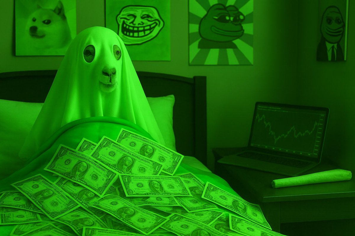 Kinda hard to sleep when i know whats coming.. why my night light just turn green? 

GN $dank bois 
💤💰🚀🌔 
GPwwihLa1w9Qsz27SmNrj7aLVnE7pr2cAvHe6aVVpump