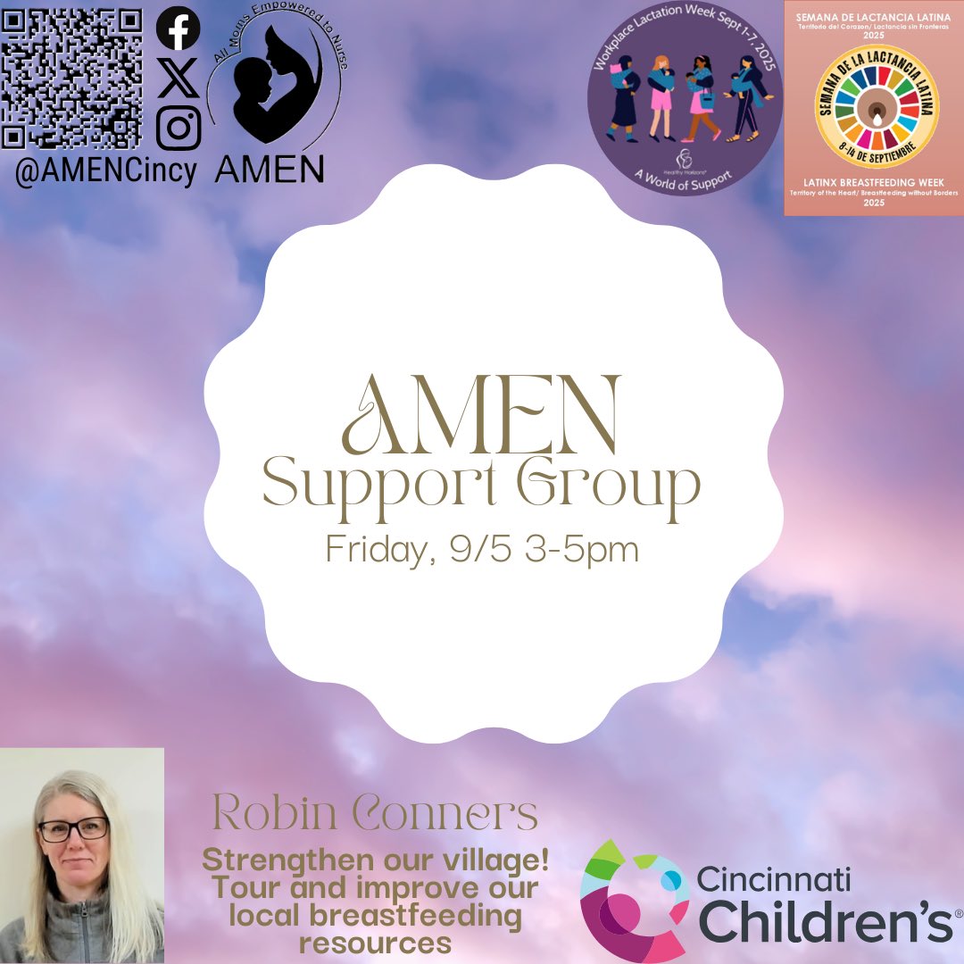 Join us Sept 5th for another exciting AMEN group, 3-5!!!  <a href="/CradleCincy/">Cradle Cincinnati</a> <a href="/QVCincy/">Queens Village</a> <a href="/HamCoHealth/">Hamilton County Public Health</a> <a href="/cincihealthdept/">Cincinnati Health</a>