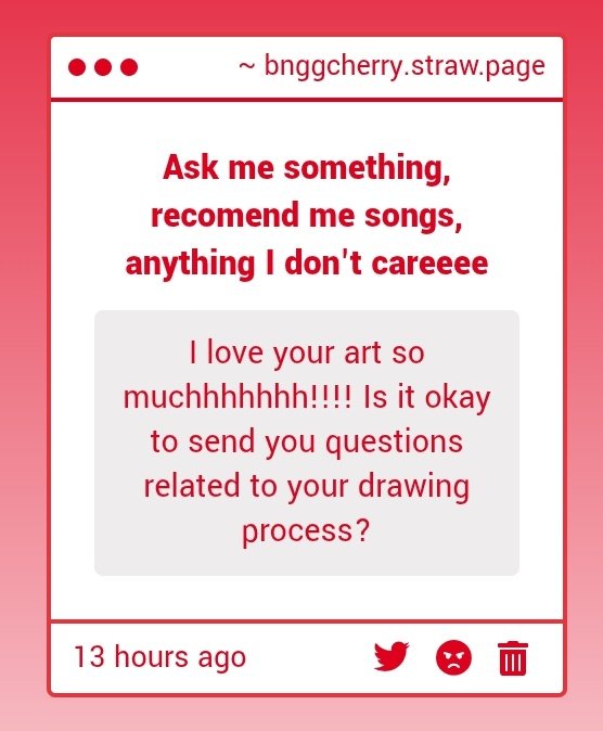 OFC!! I love recibing straw pages thingys